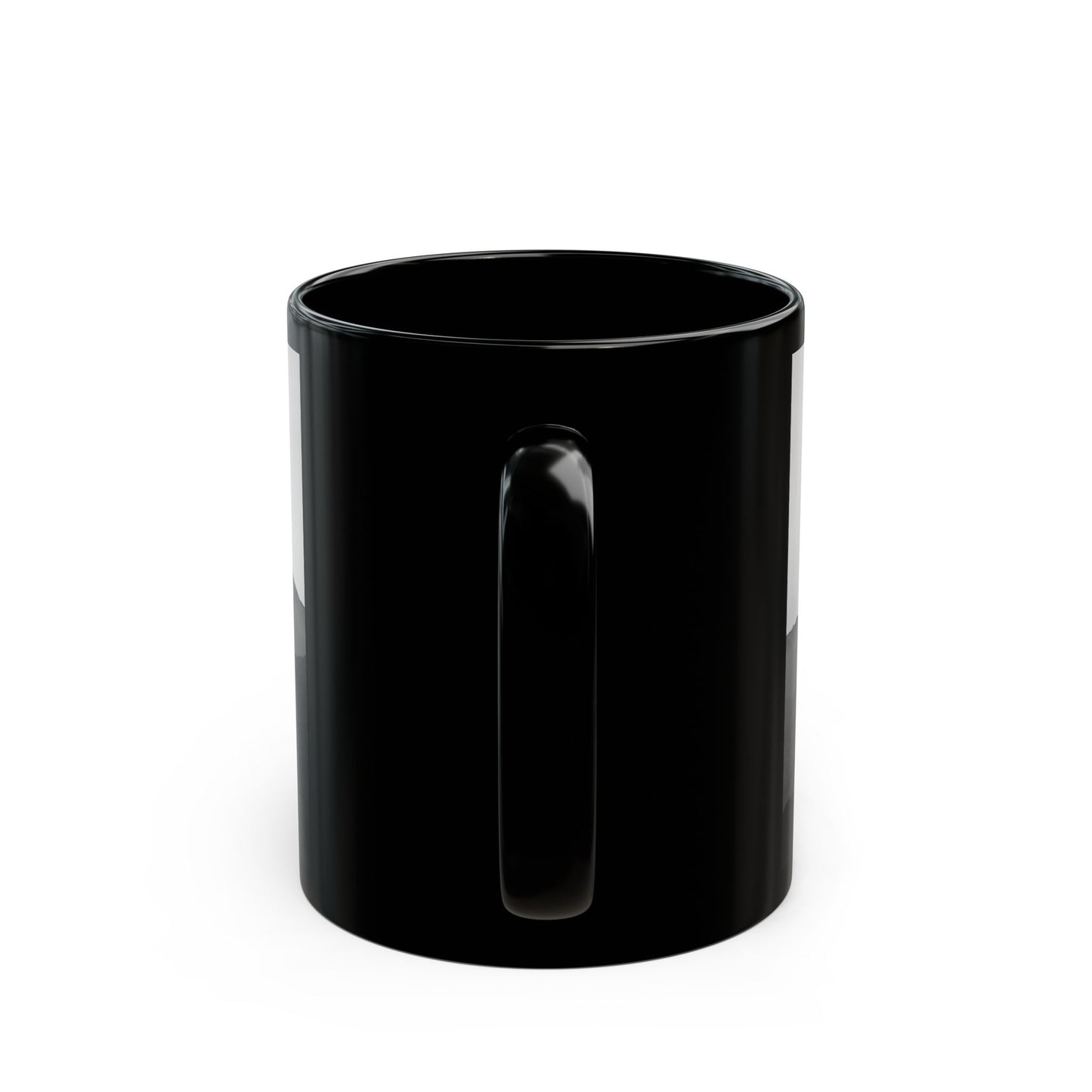 Monochrome Wonderer Mug - 11oz & 15oz Black Ceramic Coffee Cup for Nature Lovers