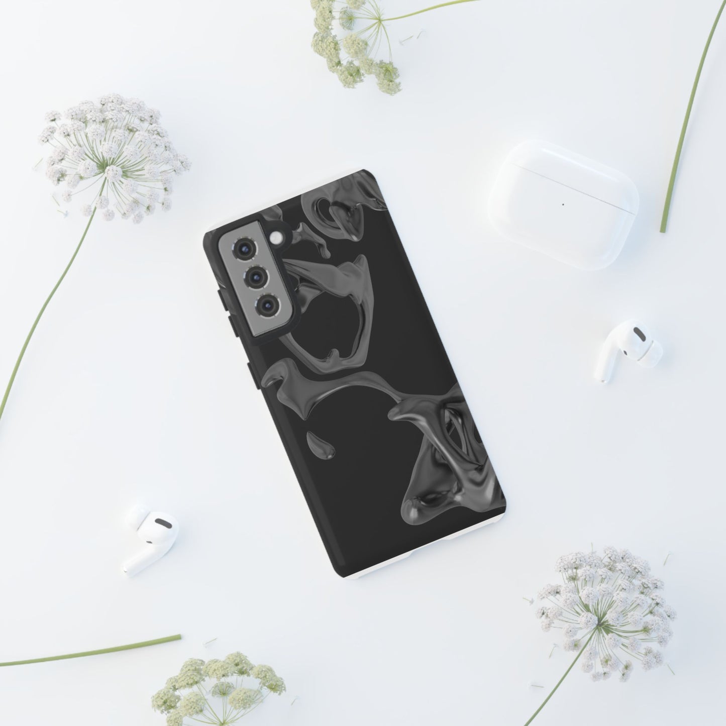 Tough Cases - Abstract Smoke Design Phone Case for Stylish Protection