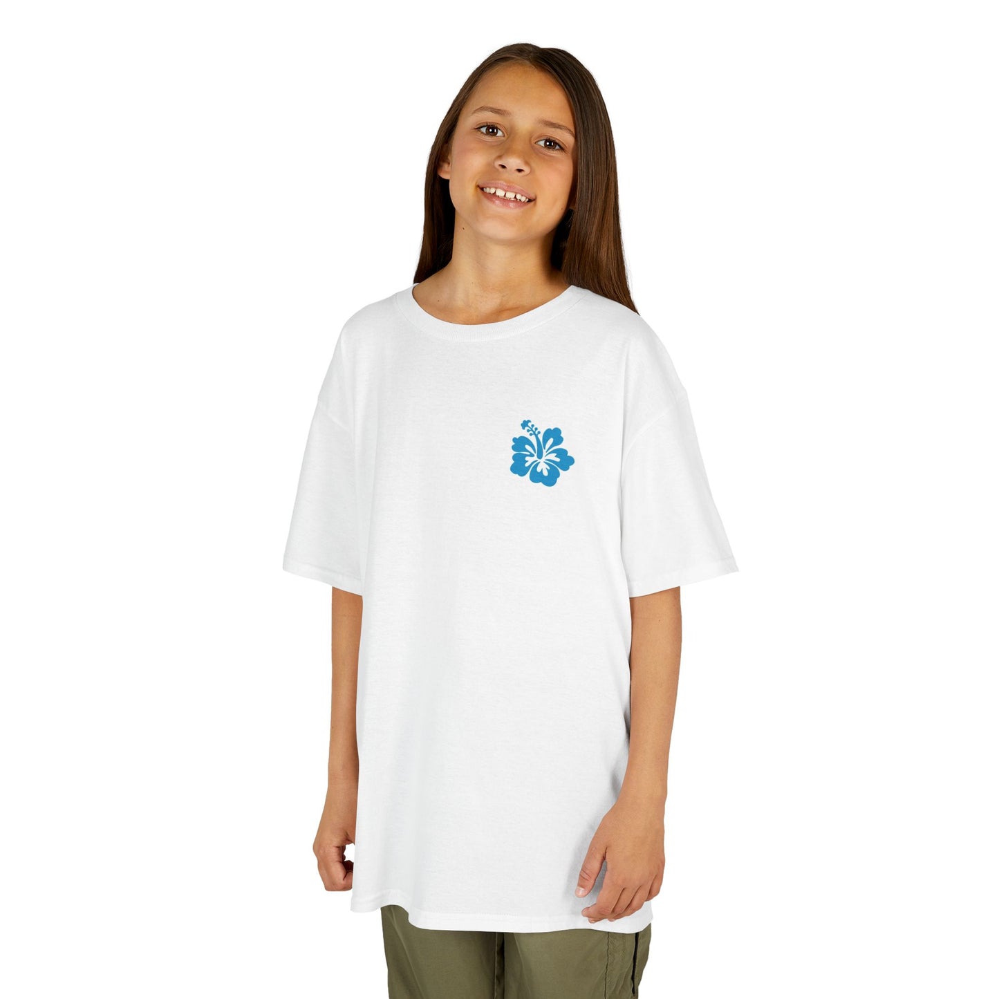 Tropical Hibiscus Kids Tee - Perfect for Summer Adventures