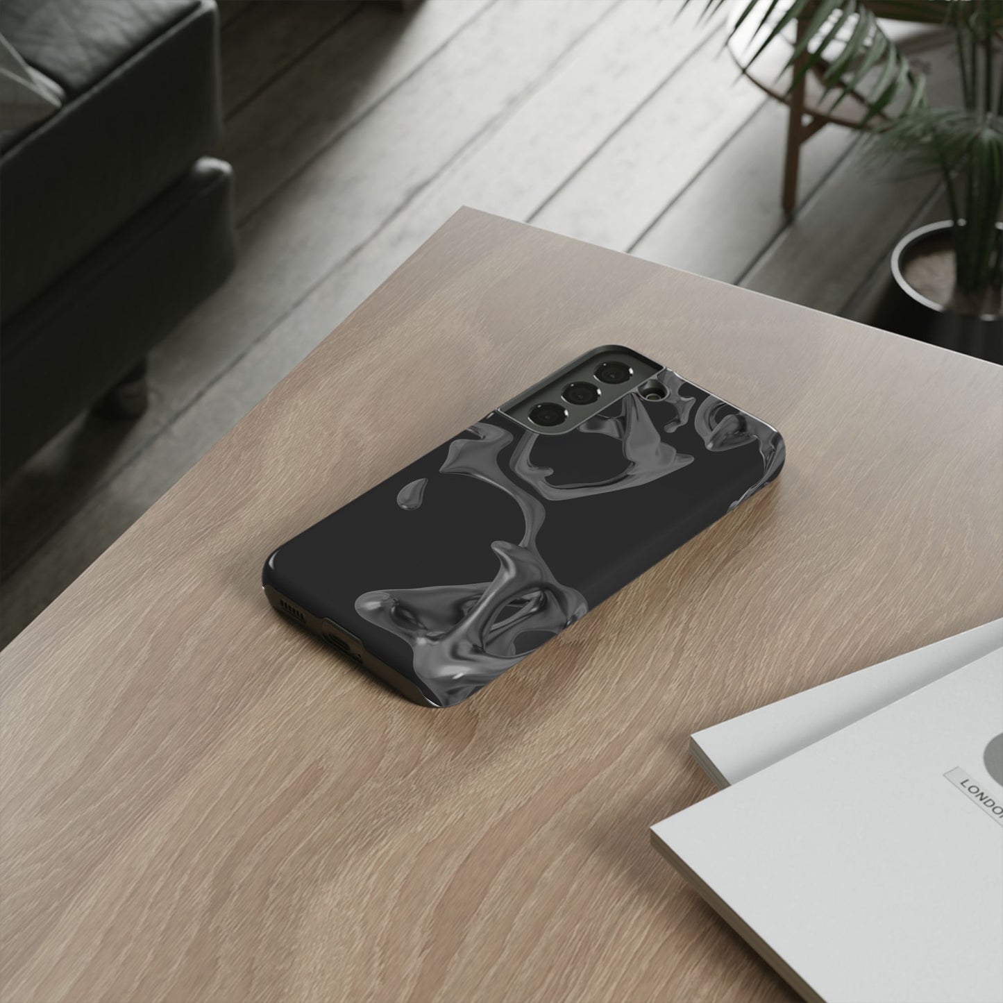 Tough Cases - Abstract Smoke Design Phone Case for Stylish Protection