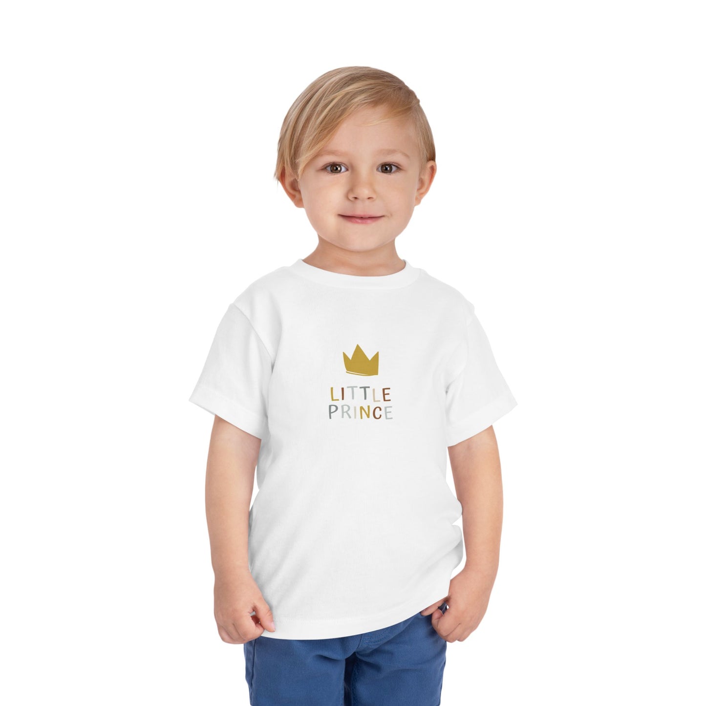 Little Prince Toddler Tee - Cute Crown Design for Kids