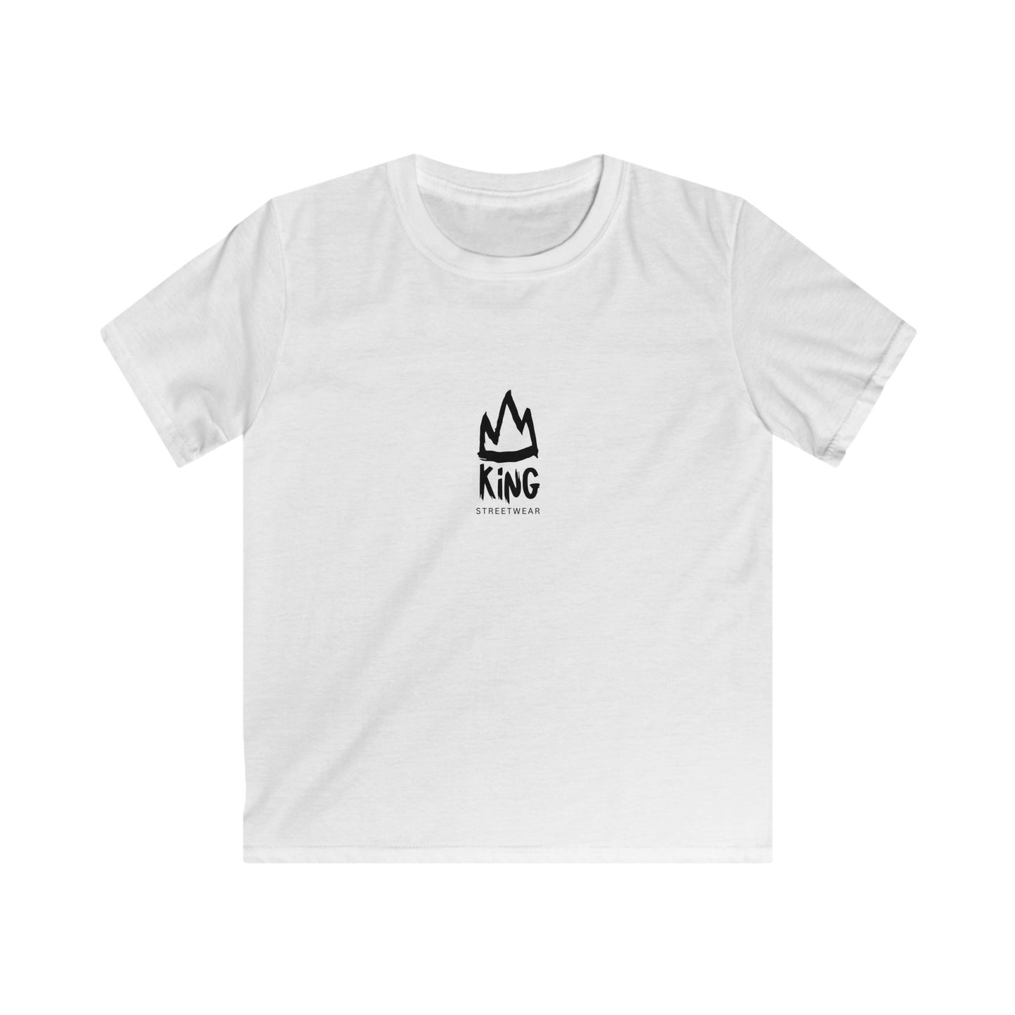 Kids King Graphic Tee - Stylish Softstyle Shirt for Young Trendsetters