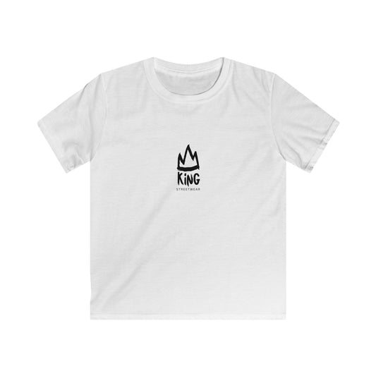 Kids King Graphic Tee - Stylish Softstyle Shirt for Young Trendsetters