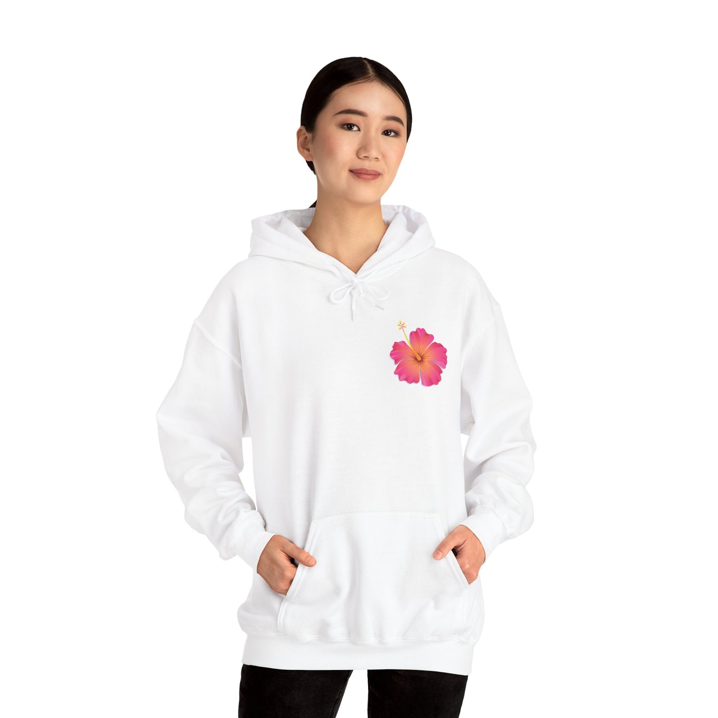 Tropical Hibiscus Hooded Sweatshirt - Meet Me at the Ocean