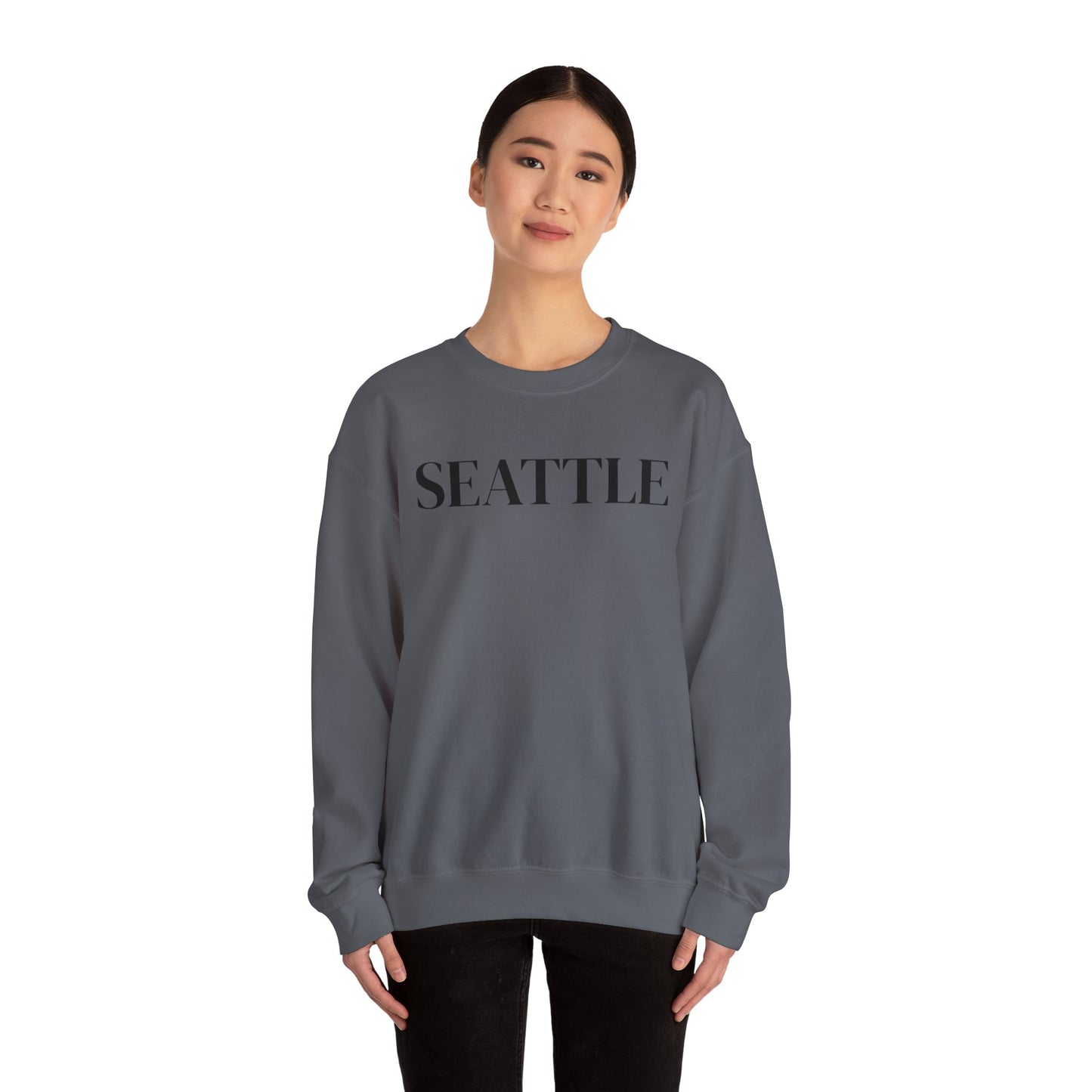 Seattle Unisex Heavy Blend™ Crewneck Sweatshirt - Perfect for Casual Wear and Gifting