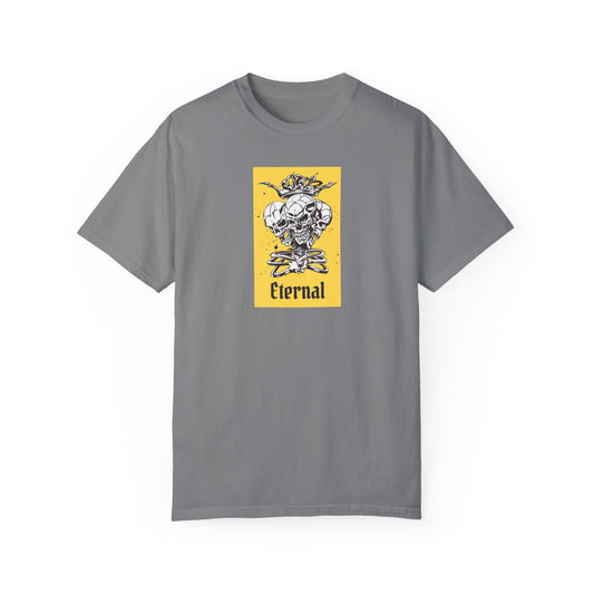 Eternal Skull Graphic Unisex Garment-Dyed T-Shirt