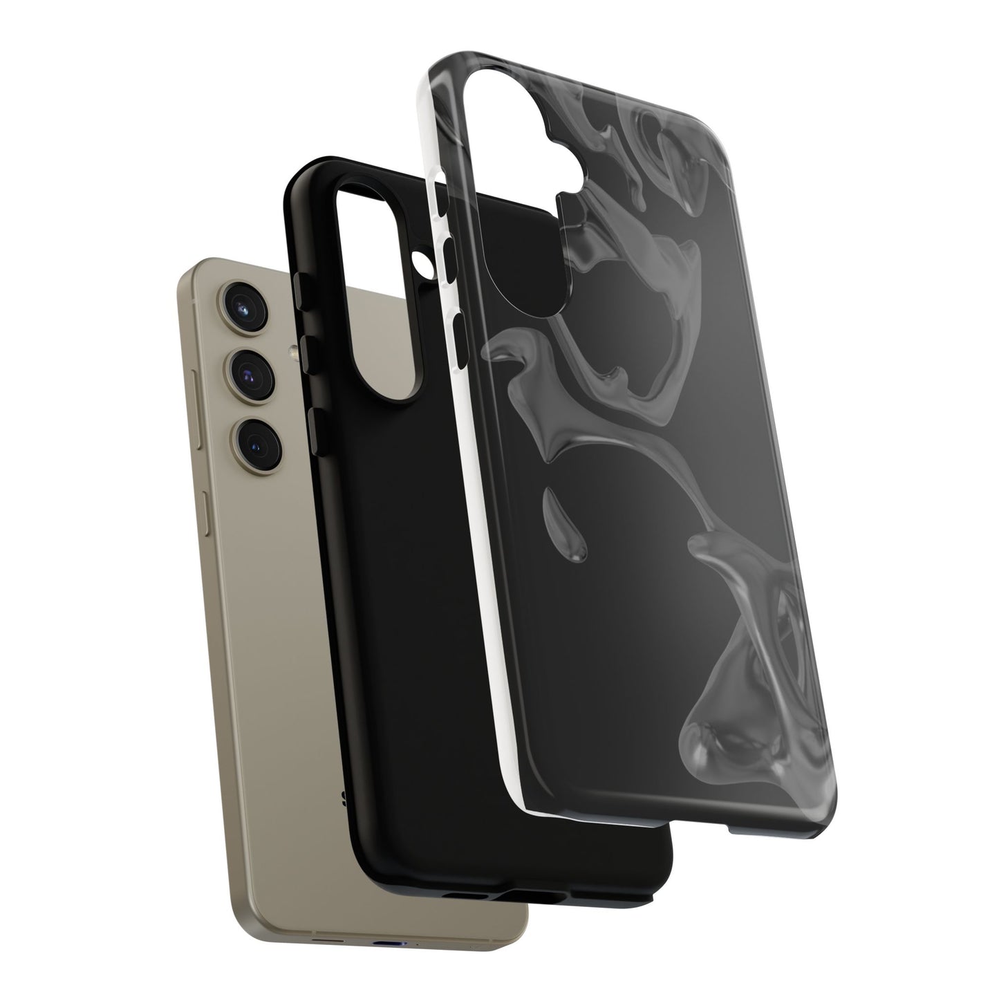 Tough Cases - Abstract Smoke Design Phone Case for Stylish Protection