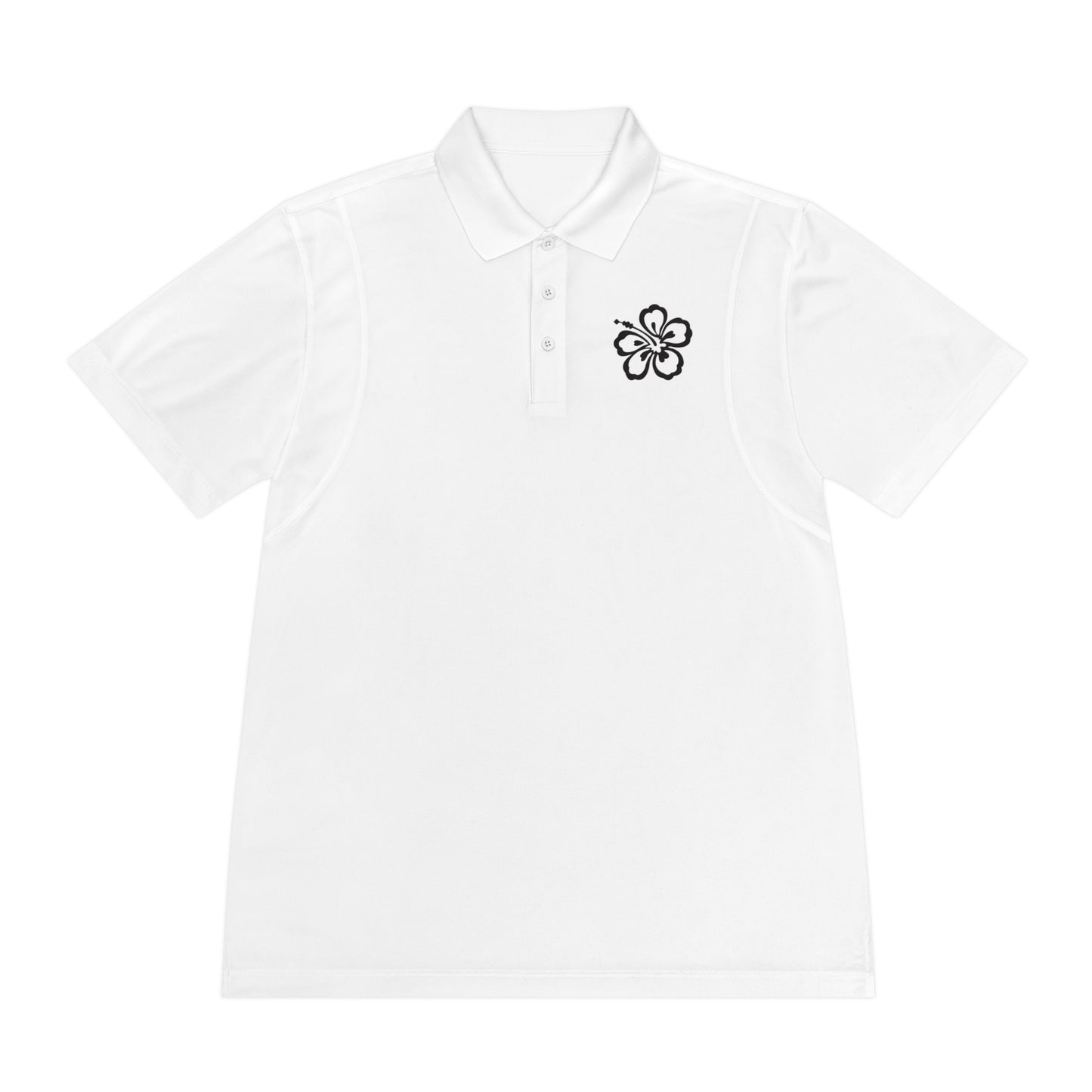 Men's Sport Polo Shirt - Elegant Floral Design for Casual & Athletic Wear