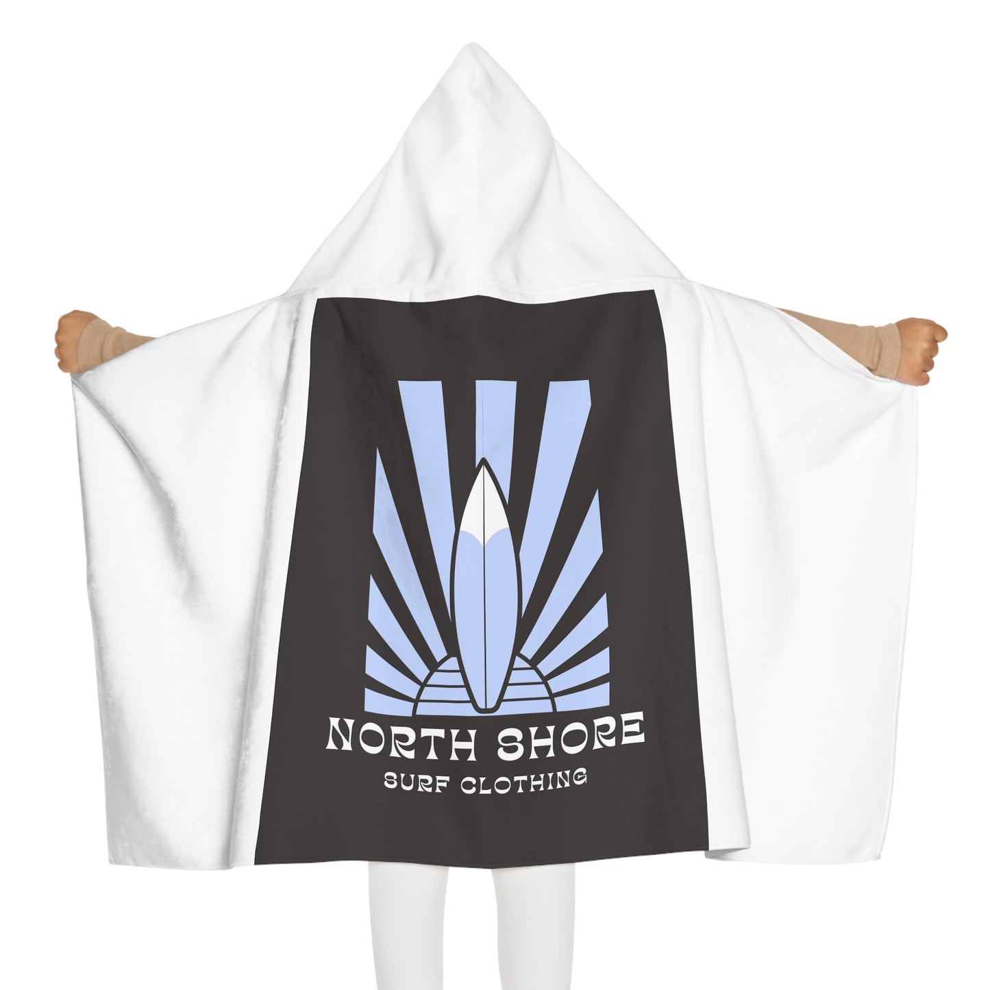 North Shore Surf Youth Hooded Towel - Perfect for Beach Days and Pool Parties