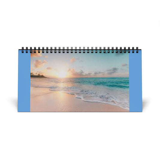 2025 Desktop Calendar - Scenic Coastal Views