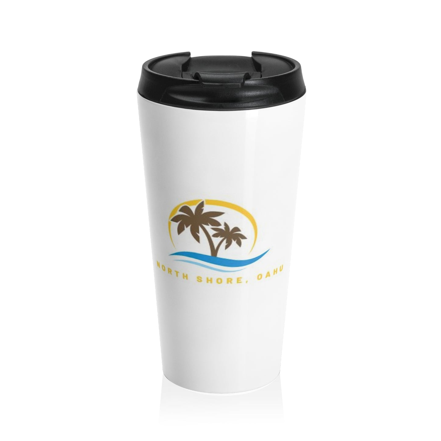 North Shore, Oahu Stainless Steel Travel Mug - Perfect for Beach Lovers