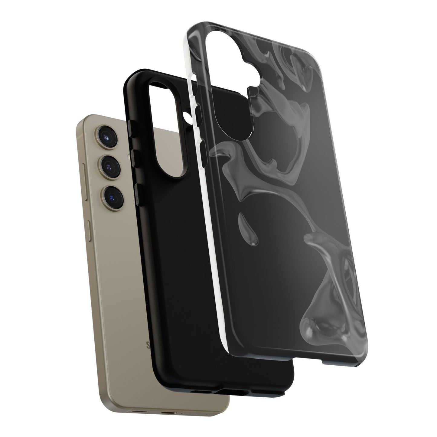 Tough Cases - Abstract Smoke Design Phone Case for Stylish Protection