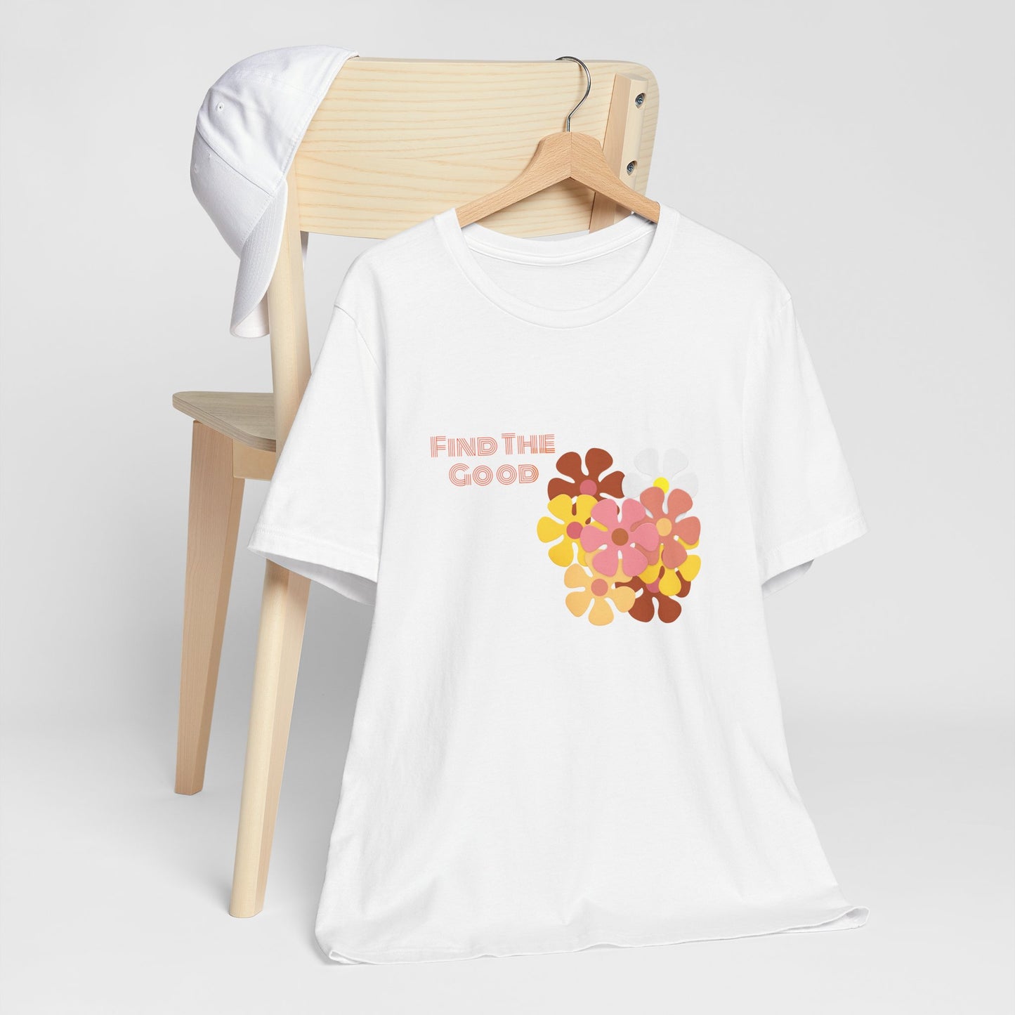 Find The Good Floral Unisex Tee - Positive Vibes T-Shirt