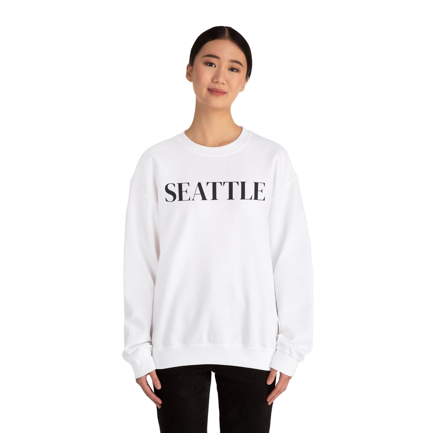 Seattle Unisex Heavy Blend™ Crewneck Sweatshirt - Perfect for Casual Wear and Gifting