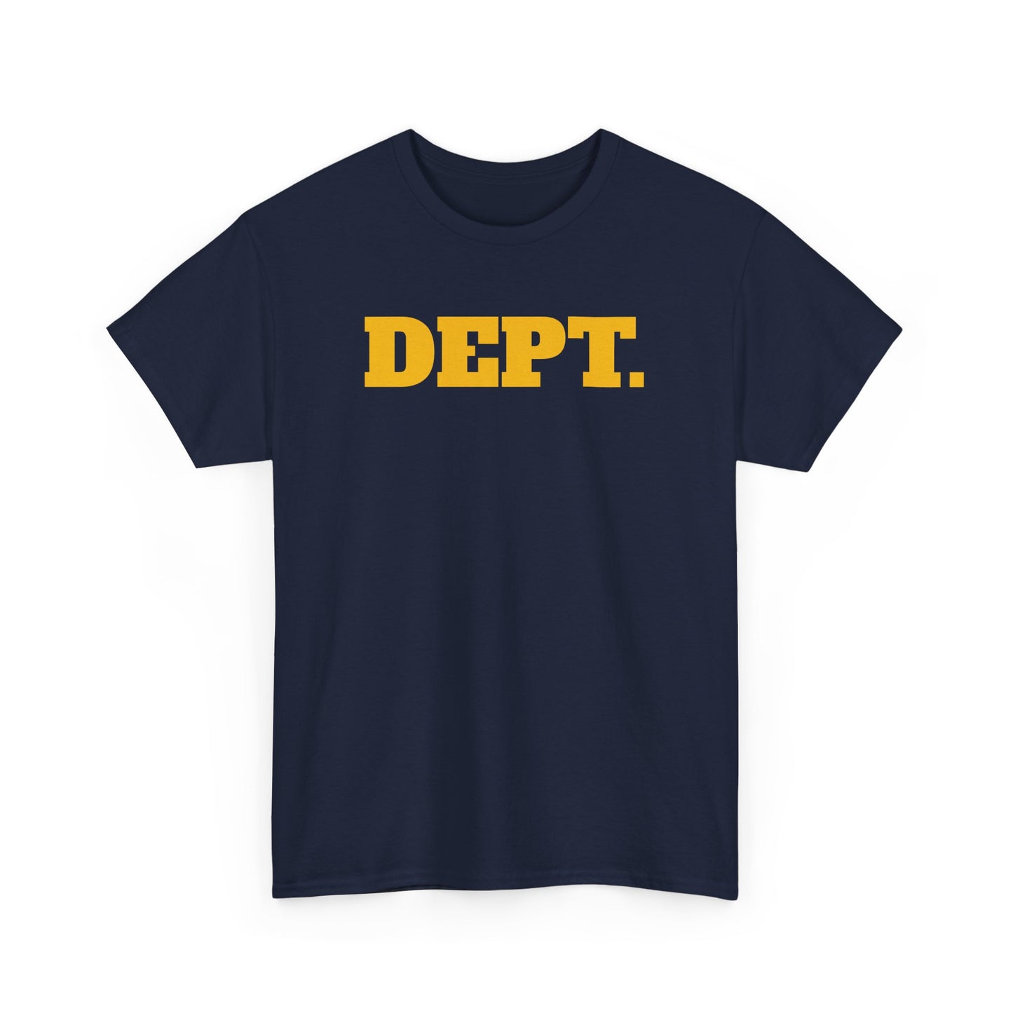 Casual Unisex Heavy Cotton Tee - 'DEPT.' Graphic Tee for Everyday Wear