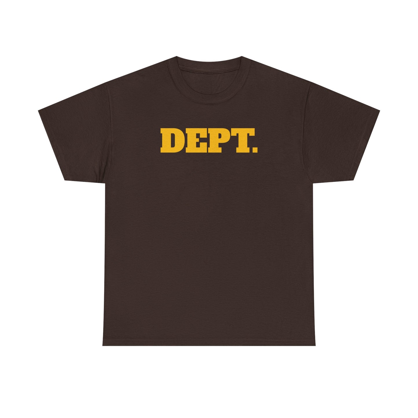 Casual Unisex Heavy Cotton Tee - 'DEPT.' Graphic Tee for Everyday Wear