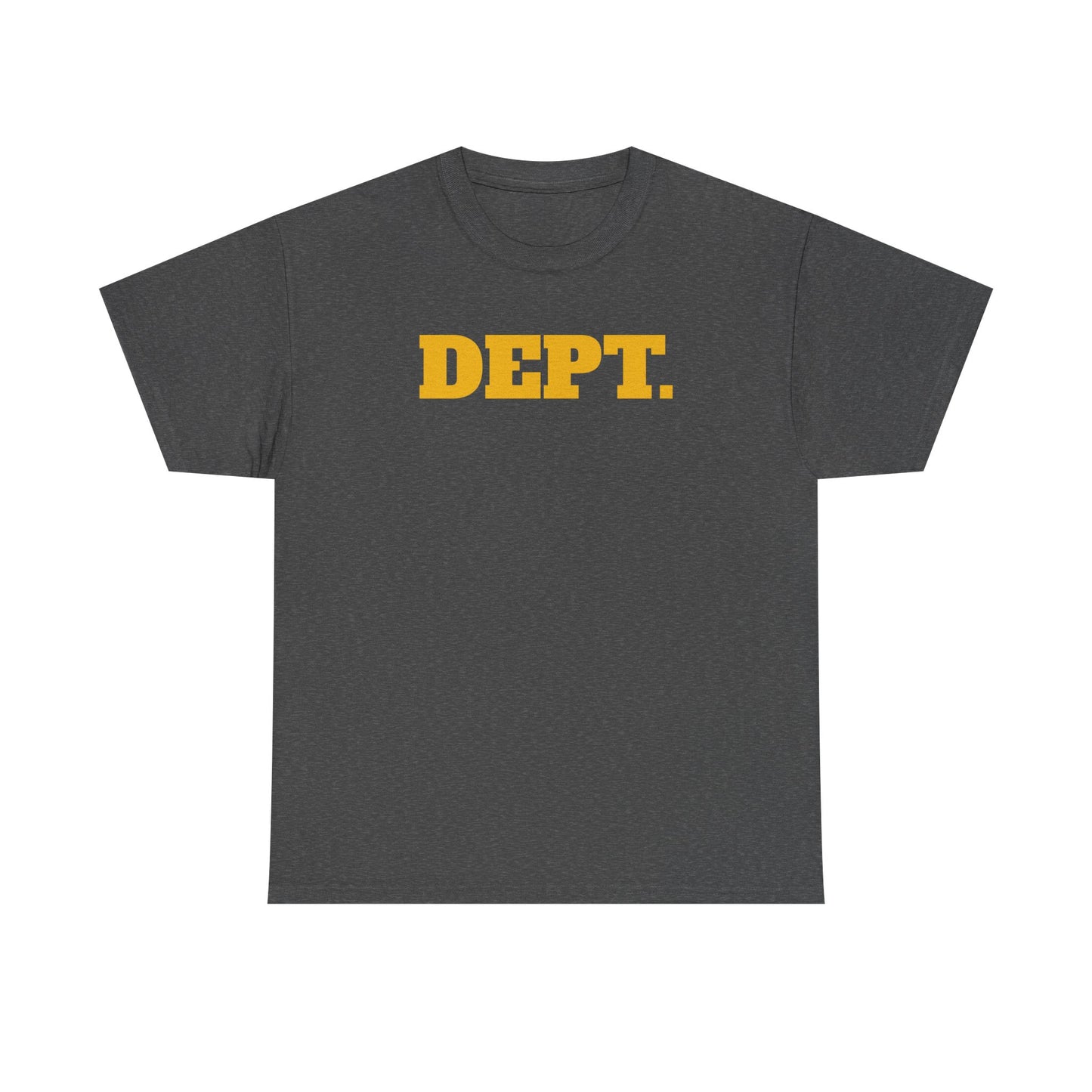 Casual Unisex Heavy Cotton Tee - 'DEPT.' Graphic Tee for Everyday Wear