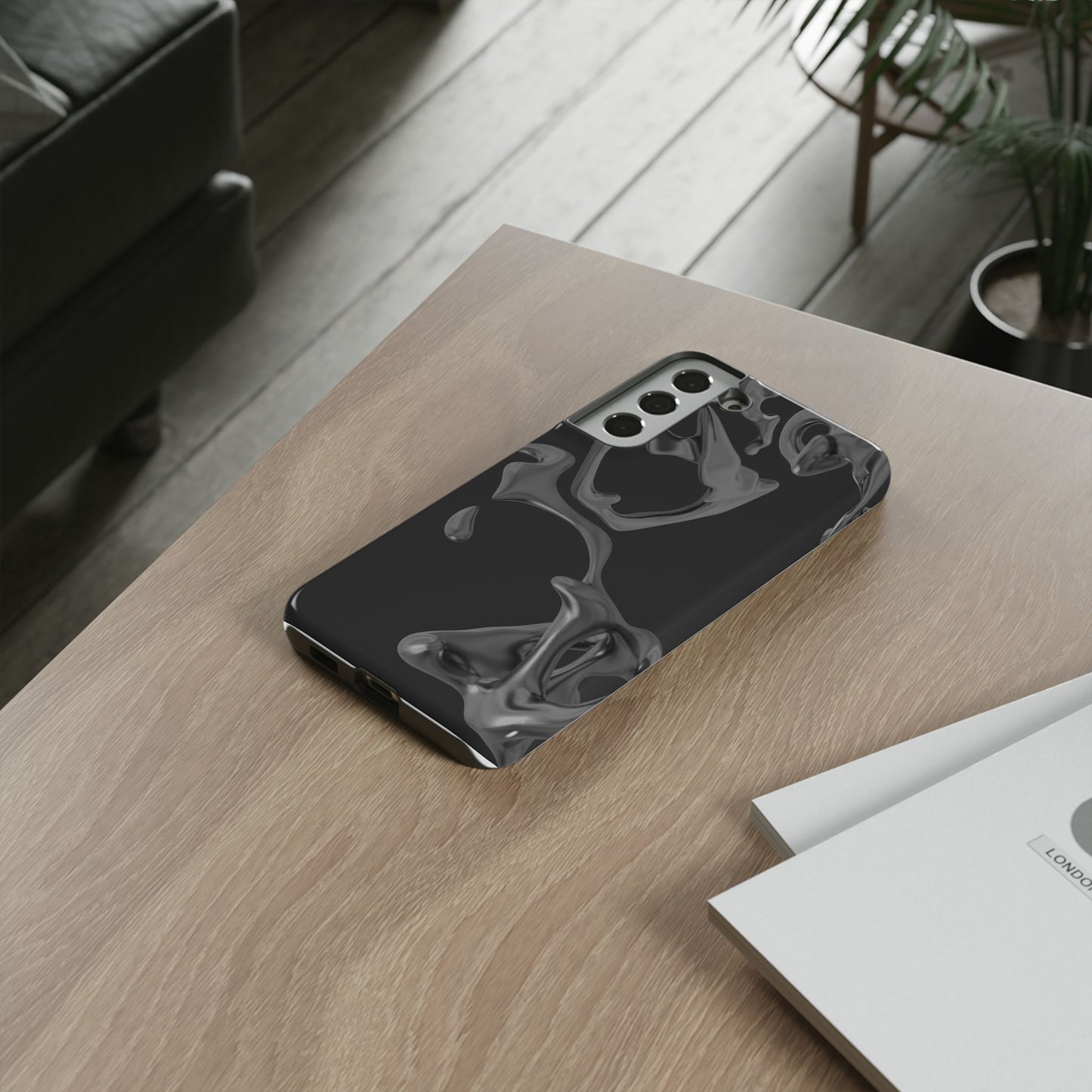 Tough Cases - Abstract Smoke Design Phone Case for Stylish Protection