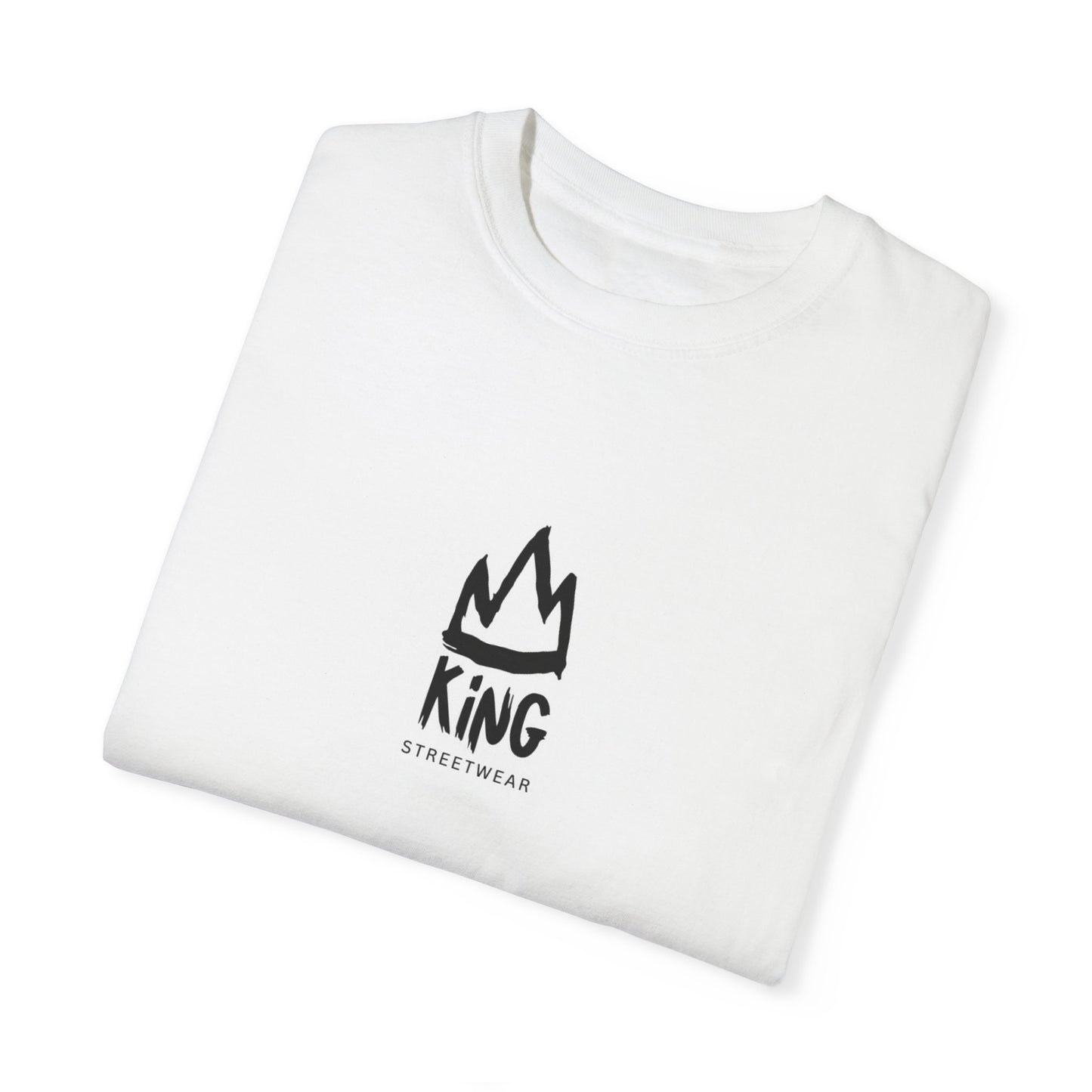 King Crown Unisex Garment-Dyed T-shirt for Streetwear Enthusiasts