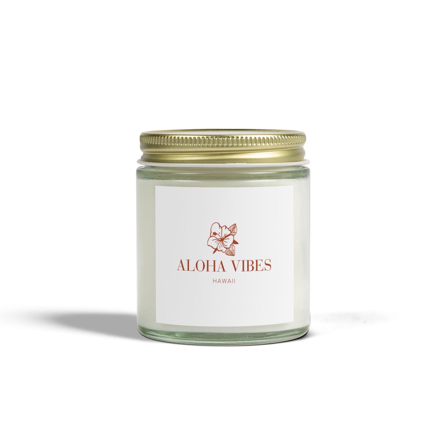 Aloha Vibes Scented Candles - Coconut Apricot Wax (4oz, 9oz) - Perfect for Relaxation and Tropical Ambiance