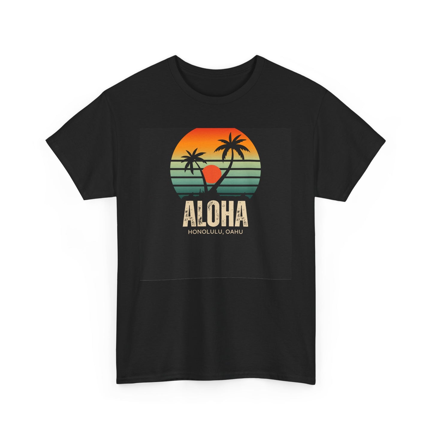 Aloha Honolulu Heavy Cotton Tee