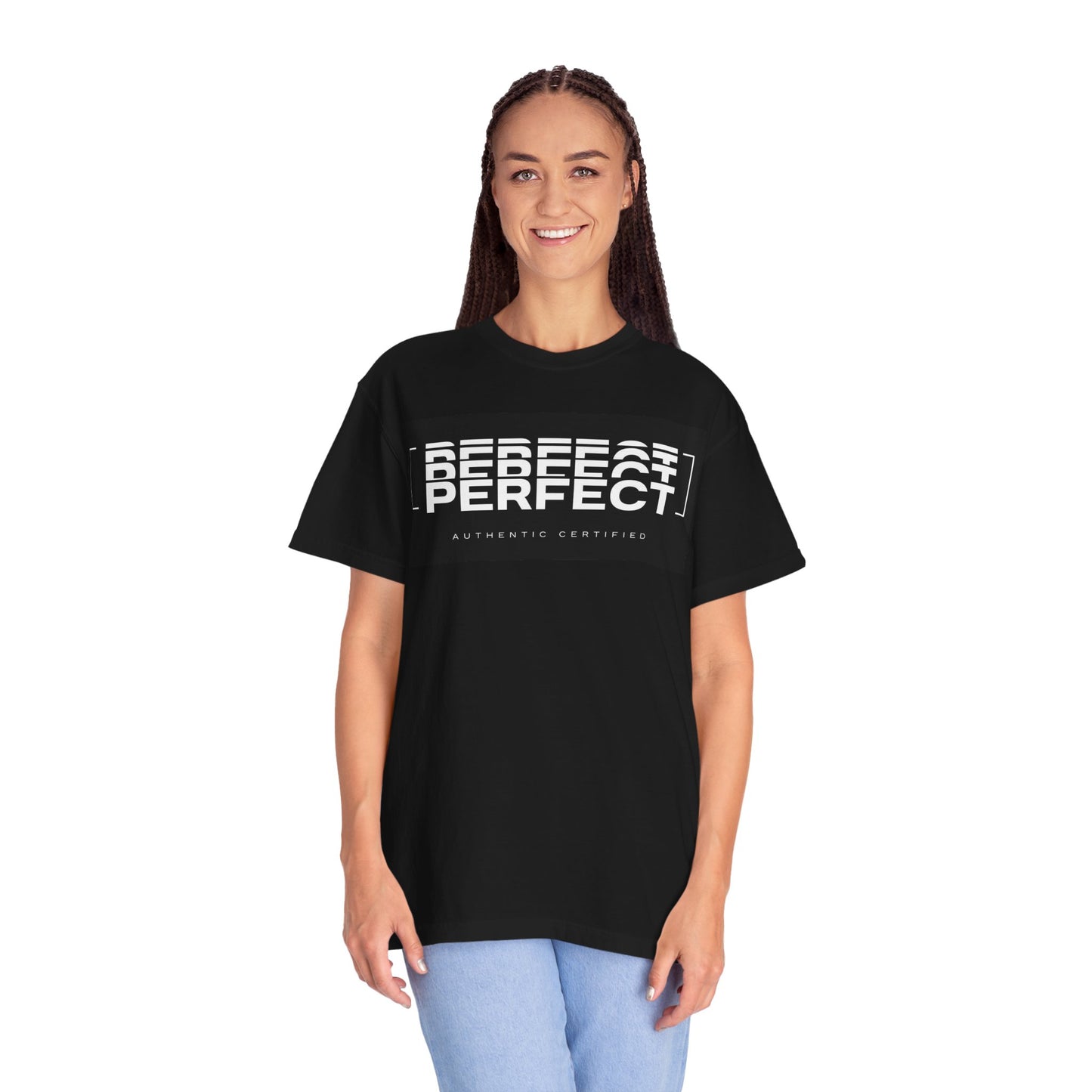 Unisex Garment-Dyed T-Shirt - "Perfect Perfect" Graphic Tee for Trendy Comfort