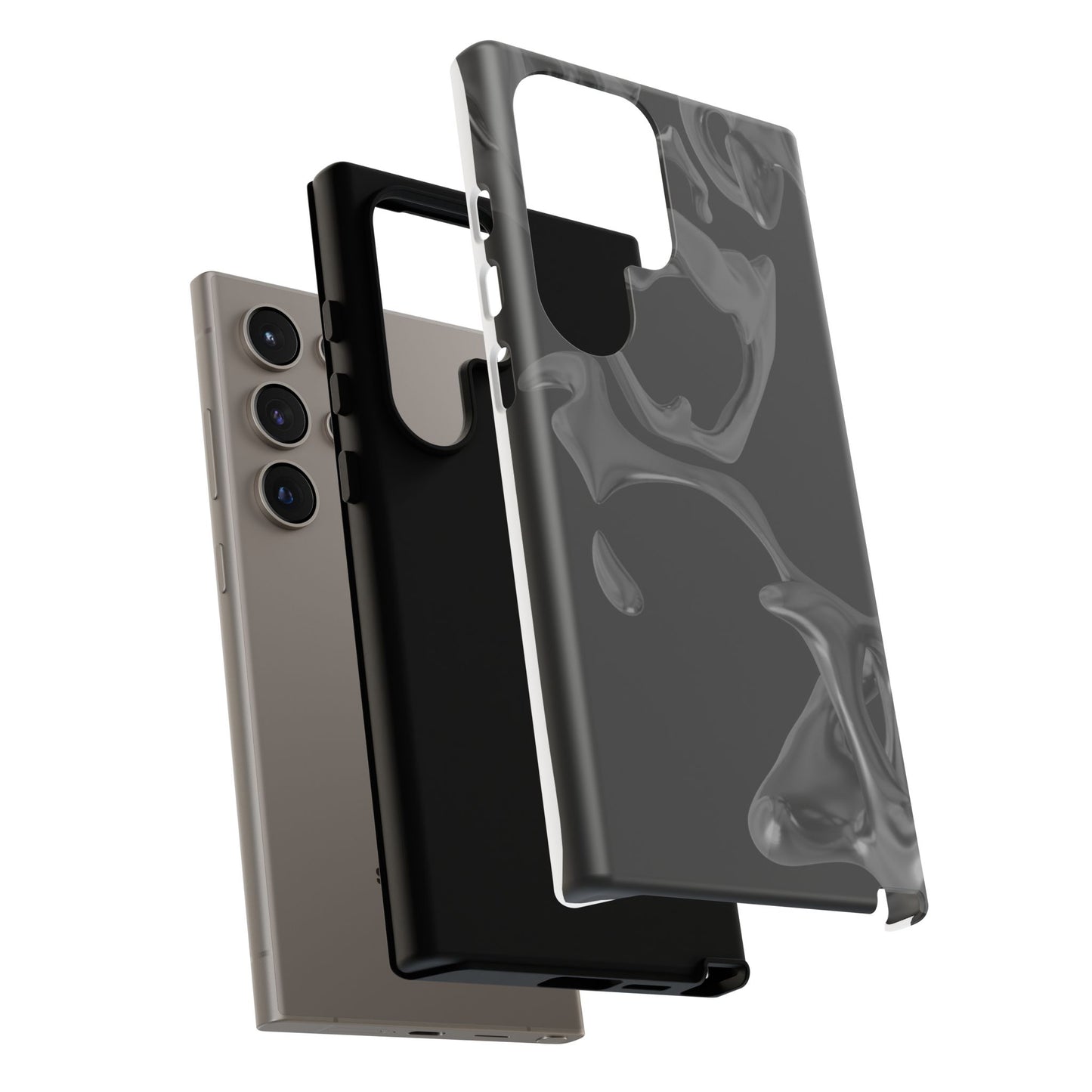 Tough Cases - Abstract Smoke Design Phone Case for Stylish Protection