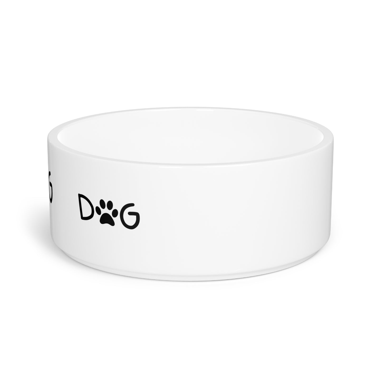 Personalized Dog Bowl - Custom Pet Dish with Paw Print Design