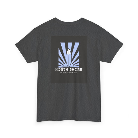 North Shore Surf Tee - Unisex Heavy Cotton T-Shirt for Beach Lovers