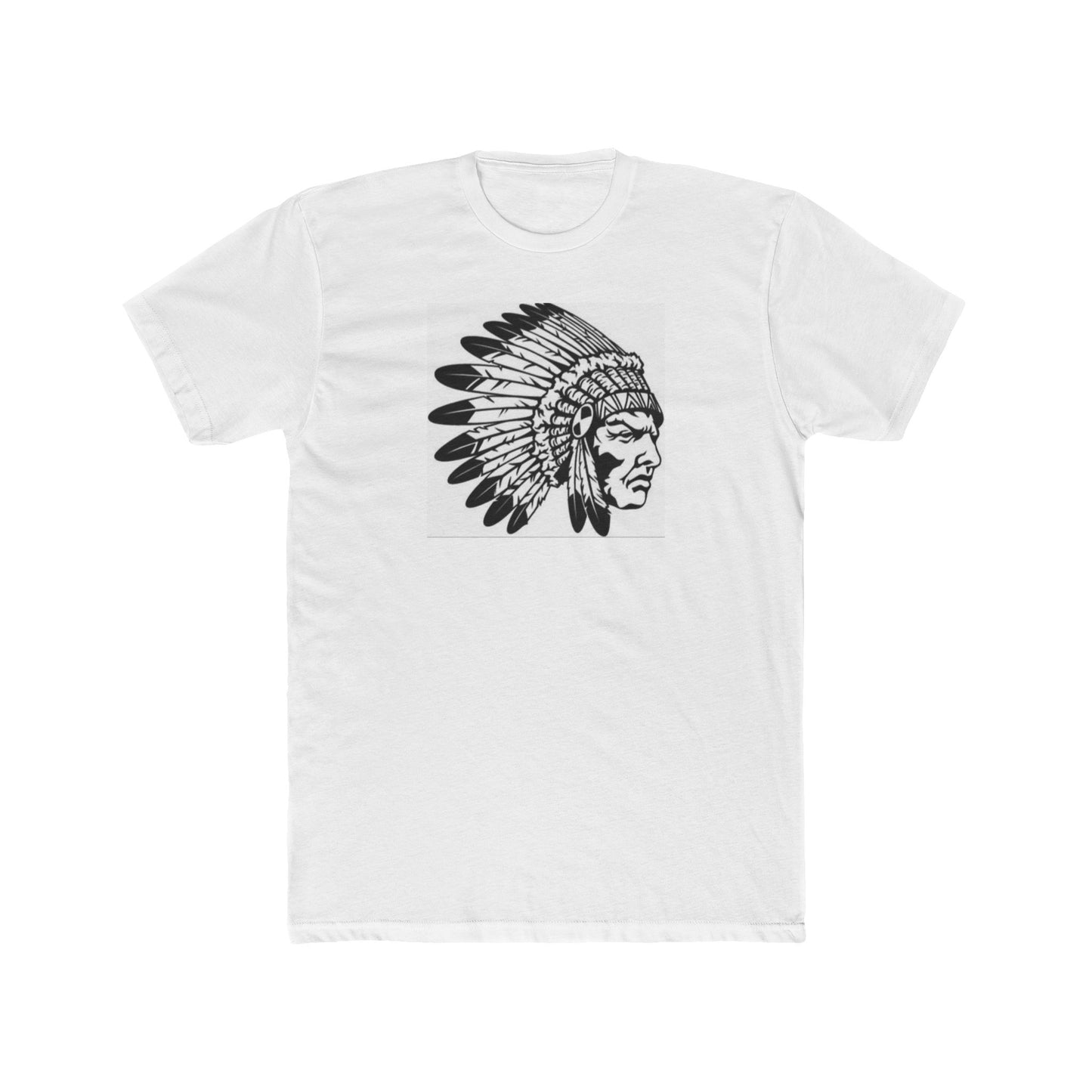 Vintage Indian Chief Graphic Unisex Cotton Crew Tee