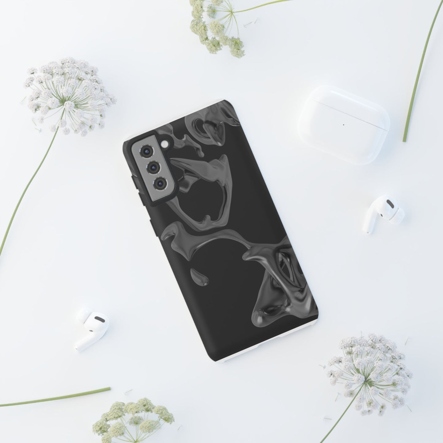 Tough Cases - Abstract Smoke Design Phone Case for Stylish Protection