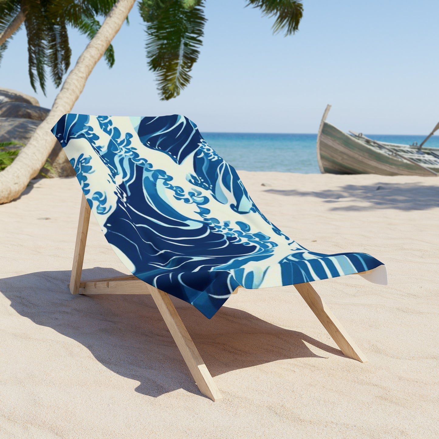 Ocean Waves Beach Towel - Perfect for Summer Days and Beach Trips