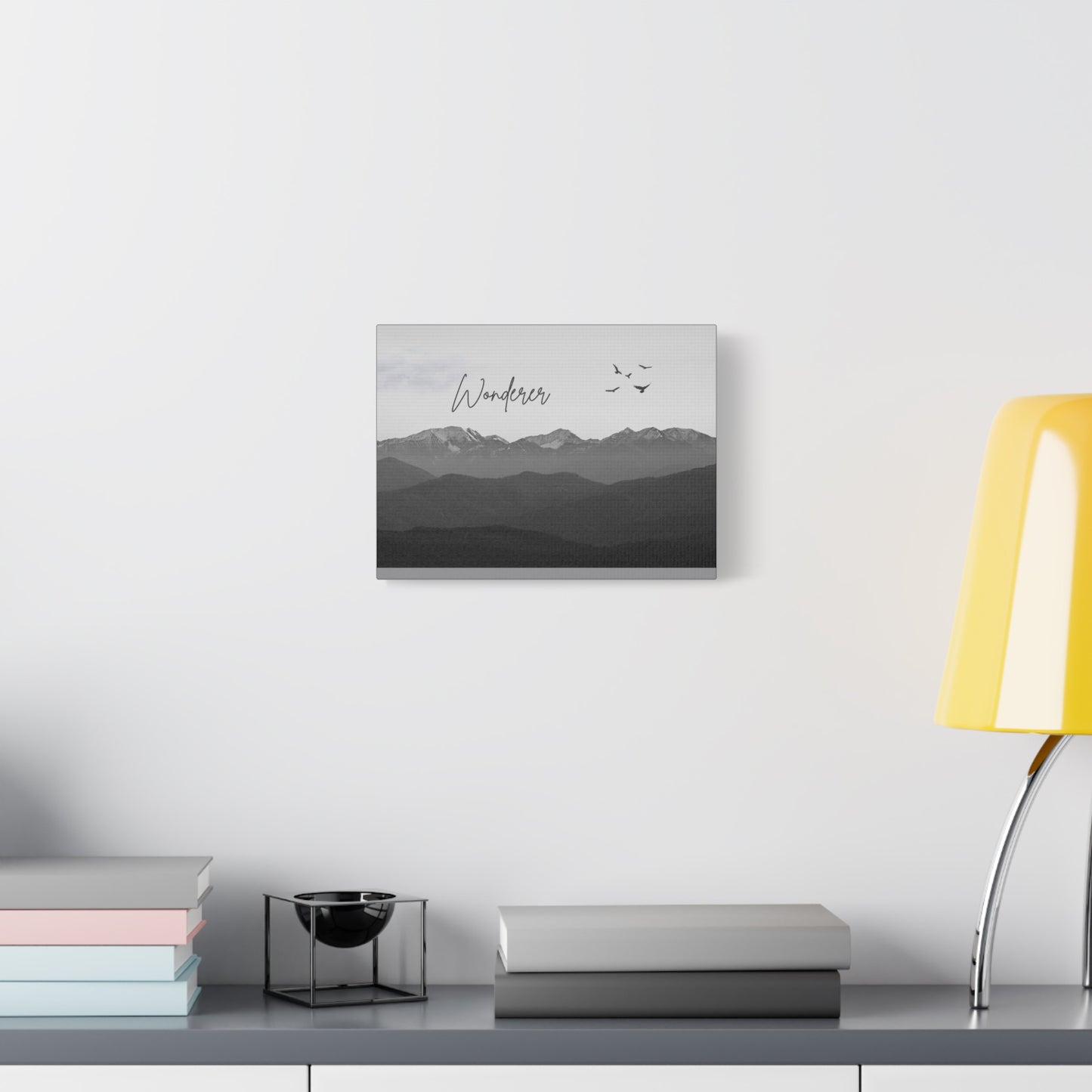 Inspirational Matte Canvas Wall Art - 'Wonderer'