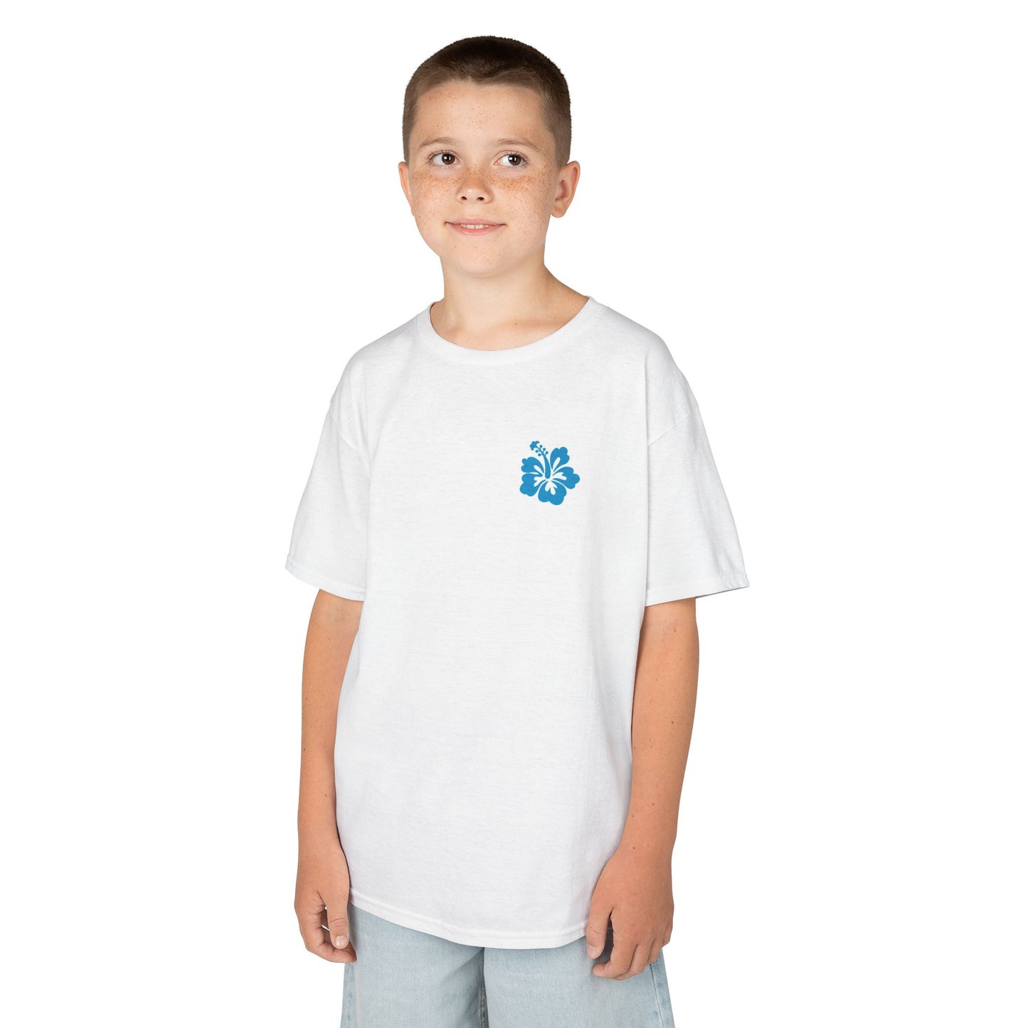 Tropical Hibiscus Kids Tee - Perfect for Summer Adventures