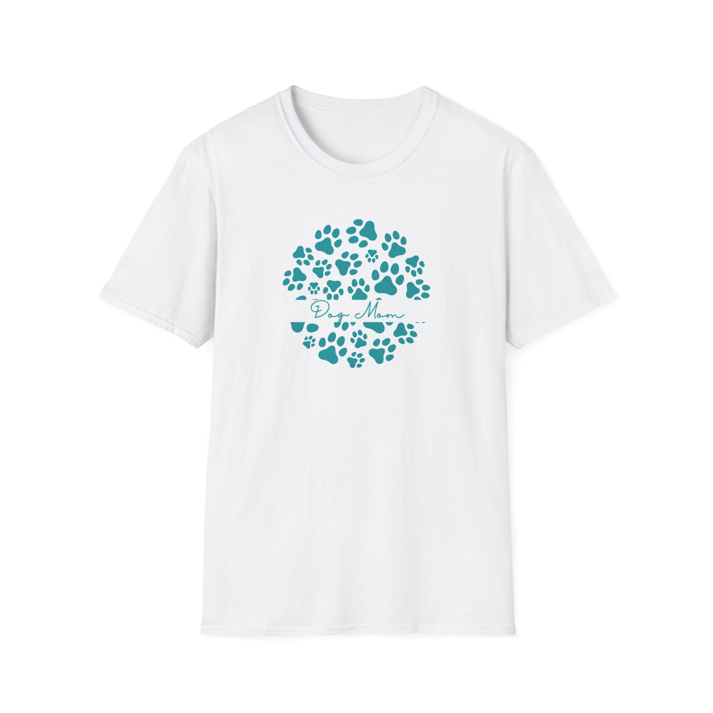 Paw Print Love Unisex Softstyle T-Shirt - Perfect for Pet Lovers