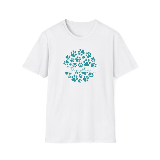 Paw Print Love Unisex Softstyle T-Shirt - Perfect for Pet Lovers