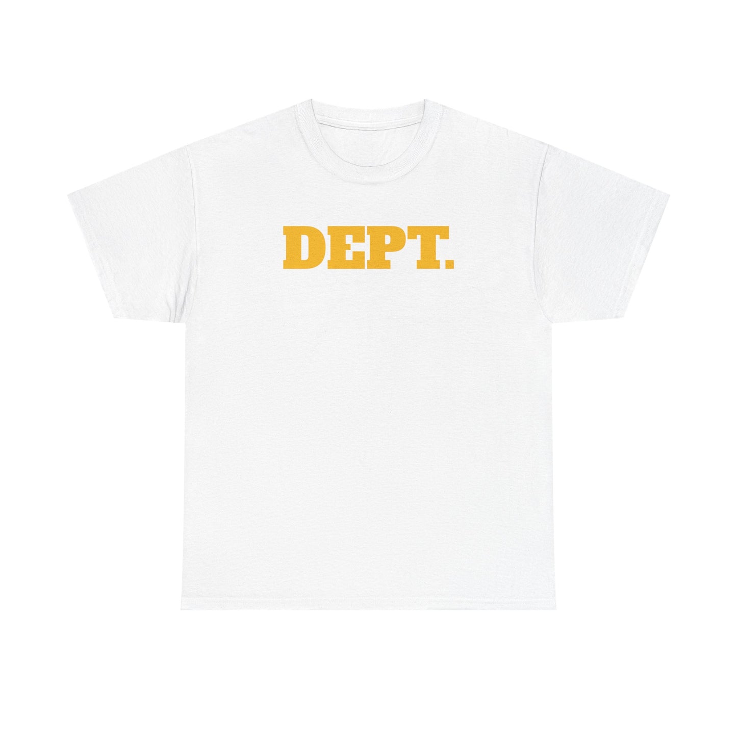 Casual Unisex Heavy Cotton Tee - 'DEPT.' Graphic Tee for Everyday Wear