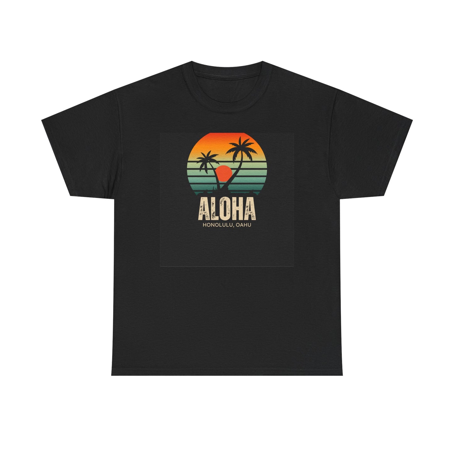 Aloha Honolulu Heavy Cotton Tee