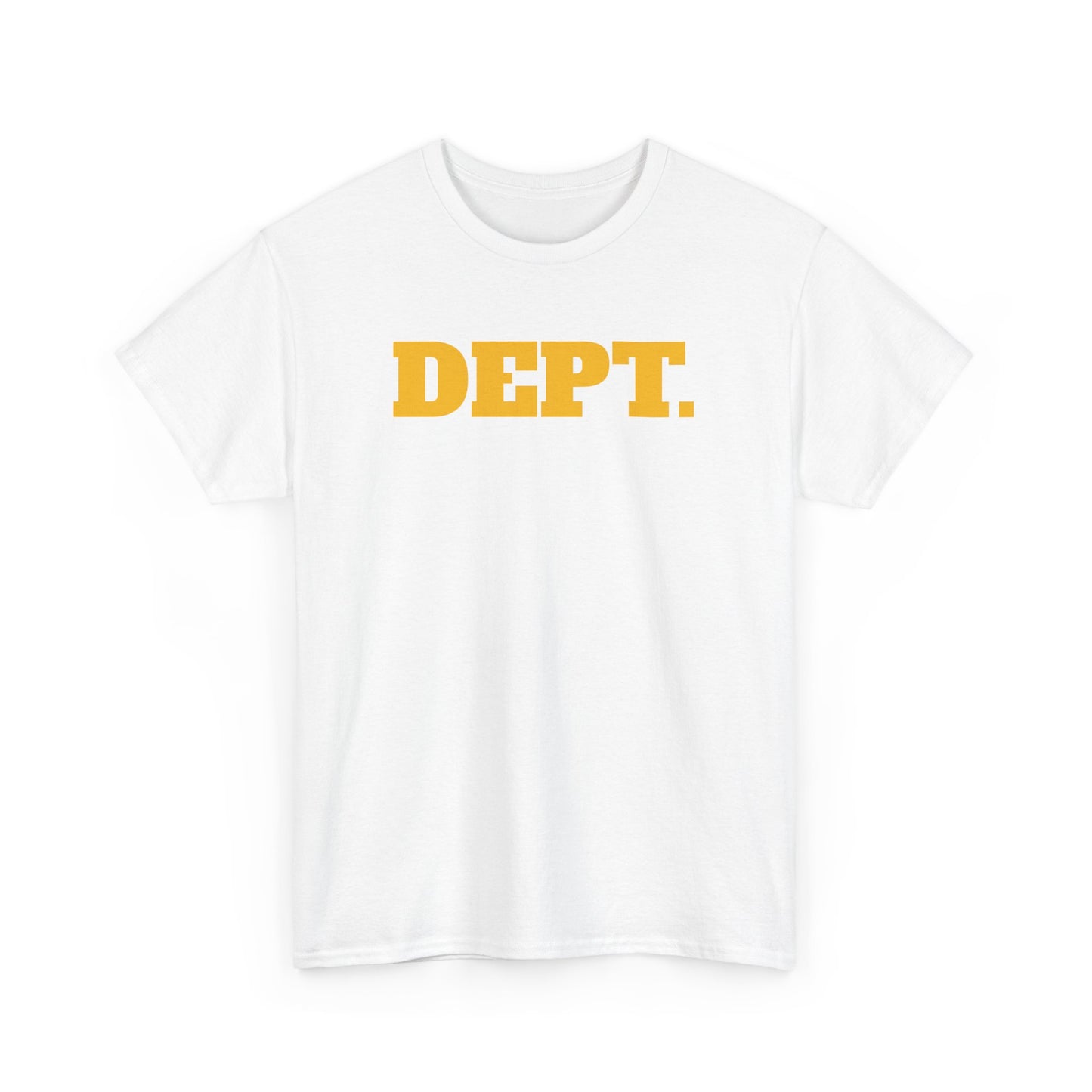 Casual Unisex Heavy Cotton Tee - 'DEPT.' Graphic Tee for Everyday Wear