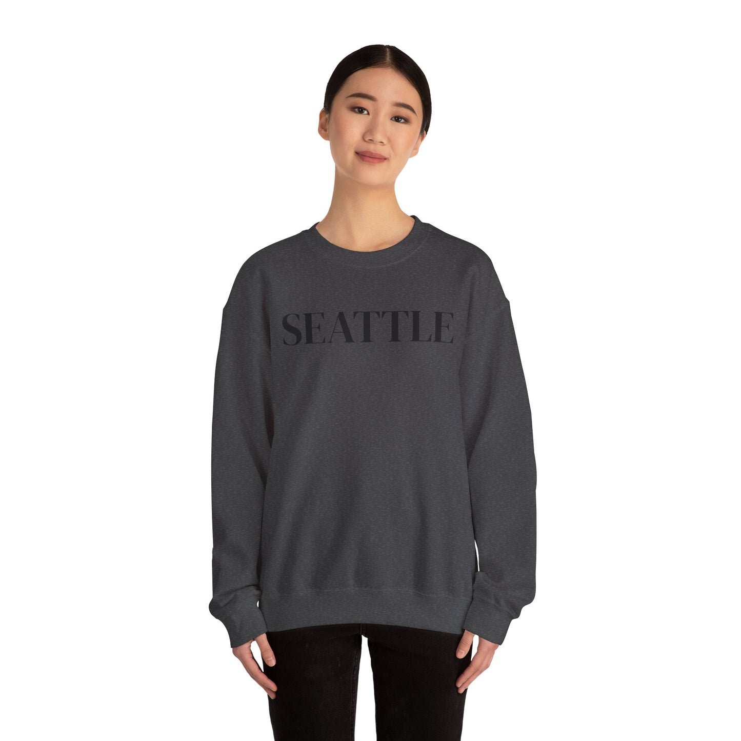 Seattle Unisex Heavy Blend™ Crewneck Sweatshirt - Perfect for Casual Wear and Gifting