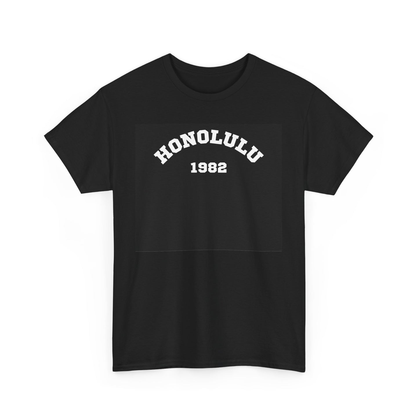 Honolulu 1982 Unisex Heavy Cotton Tee - Vintage Inspired T-Shirt