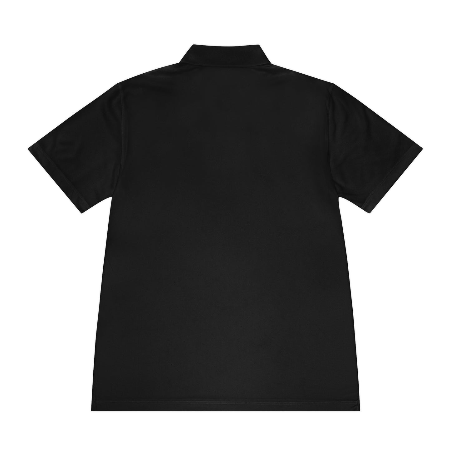 Men's Sport Polo Shirt - Classic Black Performance Tee for Active Lifestyle